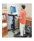 Computertisch WorkFit-C Single HD 24-216-085, , grau