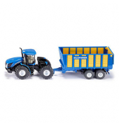 New Holland Traktor mit Silagewagen 1947 Spielzeugauto