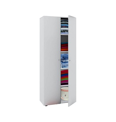 Vandol Aktenschrank weiß 4 Fachböden 70,0 x 40,0 x 178,0 cm