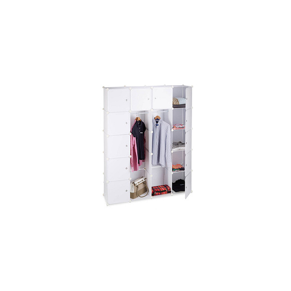 4052025956172 - Kleiderschrank weiß transparent 14 Fachböden 1450 x 365 x 1800 cm 4052025956172 relaxdays 4052025956172 - Kleiderschrank weiß transparent 14 Fachböden 1450 x 365 x 1800 cm 4052025956172 relaxdays