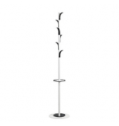 Kleiderständer Palm Springs Mainly White weiß Metall 6 Haken 35,0 x 175,0 cm