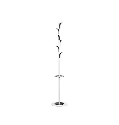 Kleiderständer Palm Springs Mainly White weiß Metall 6 Haken 35,0 x 175,0 cm