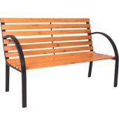 Gartenbank Bellevue 960363 braun Holz 122,0 cm