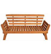 Gartenbank Fortuna 985137 braun Holz 192,0 cm