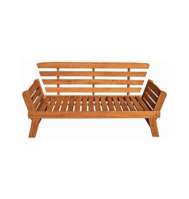Gartenbank Fortuna 985137 braun Holz 192,0 cm