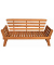 Gartenbank Fortuna 985137 braun Holz 192,0 cm