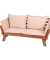 Gartenbank Fortuna 985137 braun Holz 192,0 cm