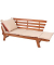 Gartenbank Fortuna 985137 braun Holz 192,0 cm