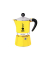 Rainbow Espressokocher gelb, 3 Tassen