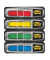 Haftmarker 684-ARR3, Index Mini, 12,7x43,2mm, 4-farbig sortiert, ohne, Z-Notes, Pfeil