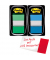 Haftmarker I680-GB2, Index, 25x43mm, 2-farbig sortiert, ohne, Z-Notes, rechteckig