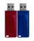 USB-Sticks Slider rot, blau 32 GB