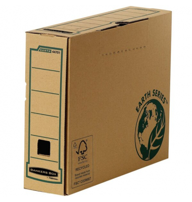 Archivbox Bankers Box 4470101, A4, braun, Karton