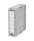 Archivbox System 1080501, A4, grau/wei&szlig;, innen 32,5x10x26cm (TxBxH), Karton