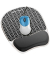 Mousepad mit Handgelenkauflage Photo Gel Zick-Zack