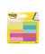 Haftmarker 670-10AB, Page Marker schmal, 12,7x44,4mm, 10-farbig sortiert, ohne, rechteckig