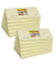 Haftnotizen 655-12SY, Super Sticky Notes, 127x76mm, gelb, rechteckig