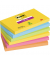 Haftnotizen 6556SR, Super Sticky Notes Rio de Janeiro, 127x76mm, 5-farbig sortiert (ultragelb/ultrablau/ultrapink/neonorange/neo