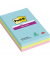 Haftnotizen 4690S3MI, Super Sticky Notes Cosmic Collection, 101x152mm, blau/grün/pink, liniert, rechteckig