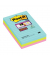 Haftnotizen 4690S3MI, Super Sticky Notes Cosmic Collection, 101x152mm, farbig sortiert (blau/gr&uuml;n/pink), liniert, rechteckig