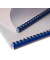 Plastikbinder&uuml;cken 5345906, US-Teilung, 21 Ringe auf A4, blau, 10mm