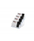 Visitenkartenhalter DE70841 99x35x45mm glasklar 4 Fächer