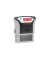 Stempel Printy Motiv/Text GEBUCHT Abdruck: blau/rot 46x17mm