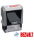 Textstempel printy 4912 office mit Text "BEZAHLT" Kunststoff schwarz