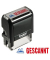 Textstempel printy 4912 office mit Text "GESCANNT" Kunststoff schwarz