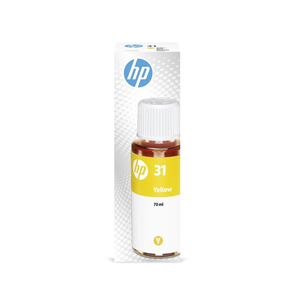 HP Druckerpatrone Typ 31 1VU28AE (kompatibel zu HP Smart Tank Wireless 40er Serie), gelb, ca. 8000 Seiten 0191628349507 HP