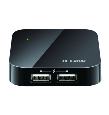 4-Port USB 2.0 Hub 4x USB A-Port, 1x Uplink Mini-B-Port