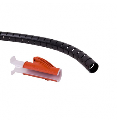 Kabelschlucker Addit schw. 3m lang geeignet für 6 Kabel von 7mm Dicke