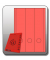 Rückenschild 1059RO rot 285x61mm selbstklebend 