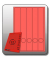 Rückenschild 1060RO rot 285x39m selbstklebend 
