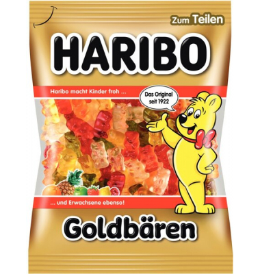 HARIBO echte Goldbären, 175 g Fruchtgummi