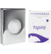 Hygienebag-Box, Wandspender, chrom