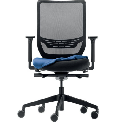 Sitzhusse Drehstuhl blau