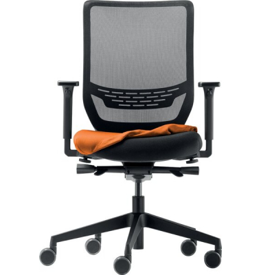 Sitzhusse Drehstuhl orange
