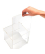 Vorschlag/Spende-Box mit Infoschild für A4 Maße: 215 x 213 x 388 mm