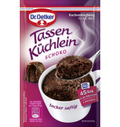 Gratisbeigabe Dr. Oetker Tassen- küchlein Schoko