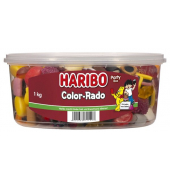 Color-Rado 1 KG Party Box Fruchtgummi Mischung mit Lakritz