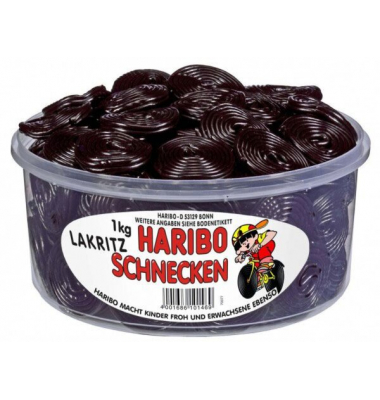 Lakritz Schnecken 1 KG Party Box für jede Gelegenheit