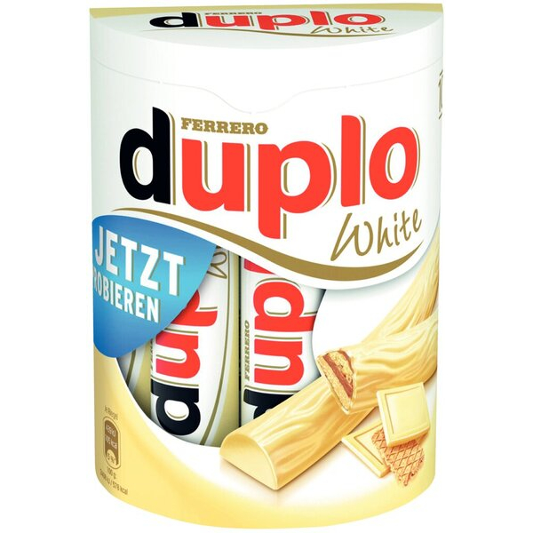 4255704321784 - Duplo White 10er Pack Haselnusscreme und Waffeln umhüllt 4255704321784 Ferrero 4255704321784 - Duplo White 10er Pack Haselnusscreme und Waffeln umhüllt 4255704321784 Ferrero
