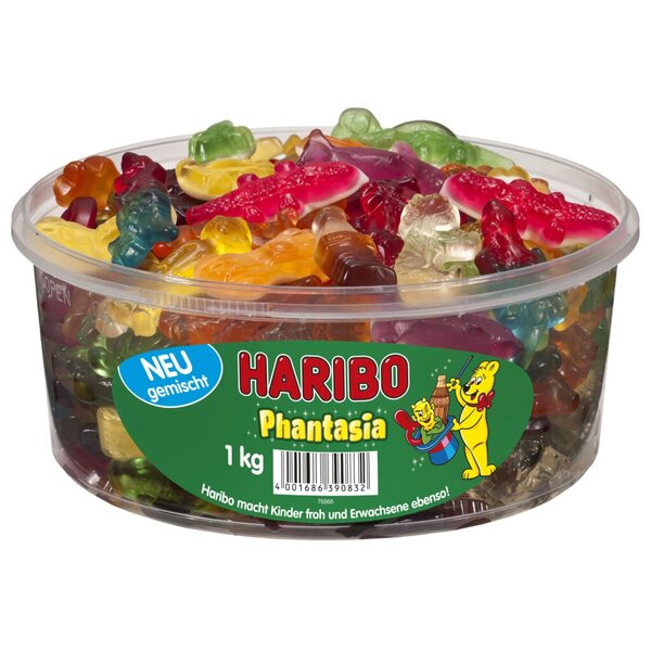 4255704321821 - Phantasia 1 KG Party Box Fruchtgummi mit Schaumzucker gratis 4255704321821 Haribo 4255704321821 - Phantasia 1 KG Party Box Fruchtgummi mit Schaumzucker gratis 4255704321821 Haribo