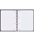Collegeblock 100100362 Meetingbook, kariert / kariert Rand beidseitig, A4+, 80g, schwarz, 80 Blatt