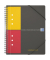 Collegeblock 100102104 Meetingbook, kariert / kariert Rand beidseitig, A5+, 80g, schwarz, 80 Blatt