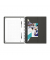 Collegeblock 100102104 Meetingbook, kariert / kariert Rand beidseitig, A5+, 80g, schwarz, 80 Blatt