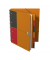 Collegeblock 100100462 Meetingbook, liniert / liniert Rand beidseitig , A4+, 80g, orange, 90 Blatt