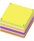 Haftnotizen 400096789, SPOT notes, 75x75mm, grün/weiss/gelb/violett/orange, quadratisch