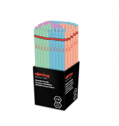 rOtring Bleistift Metallic HB,72er Box sortiert, je Stück 18 pink, grün, gelb